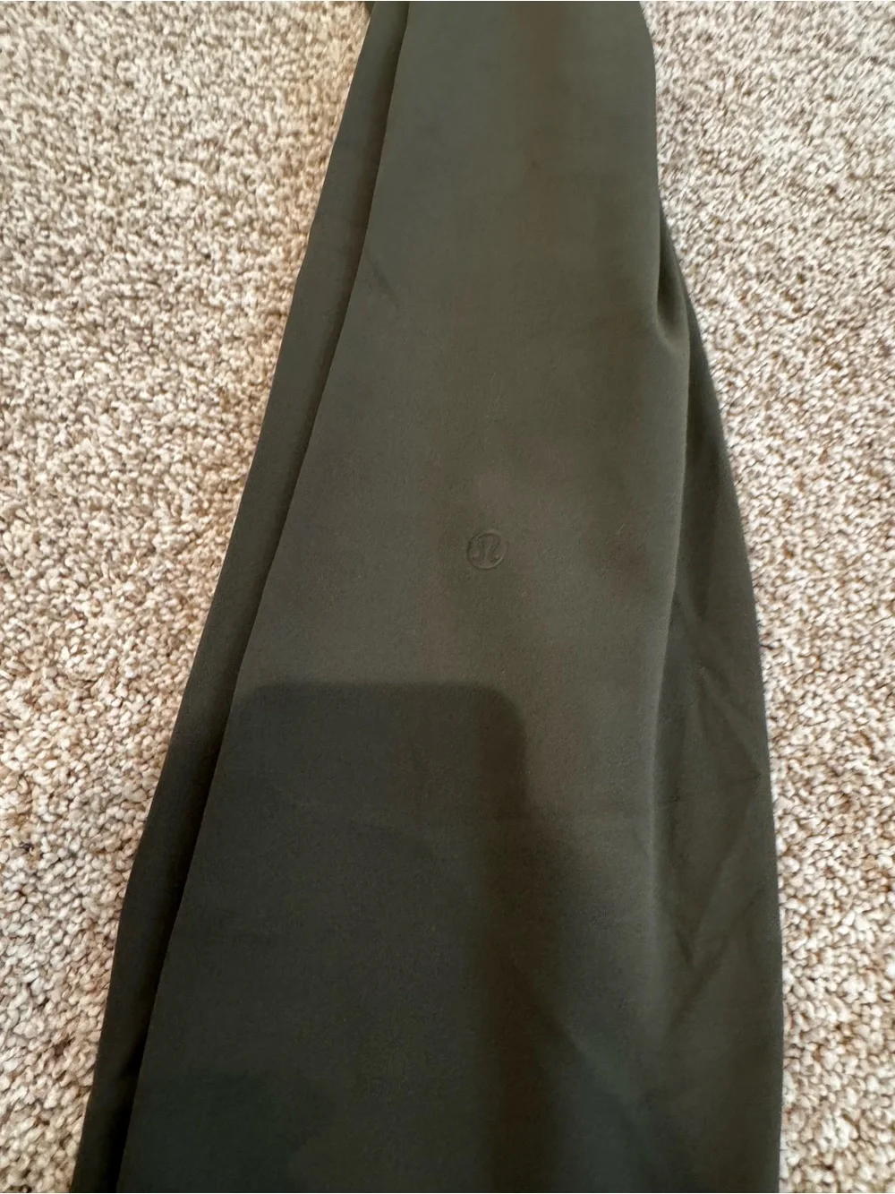 lululemon Olive Green Elastic Waist Pull-On Pants